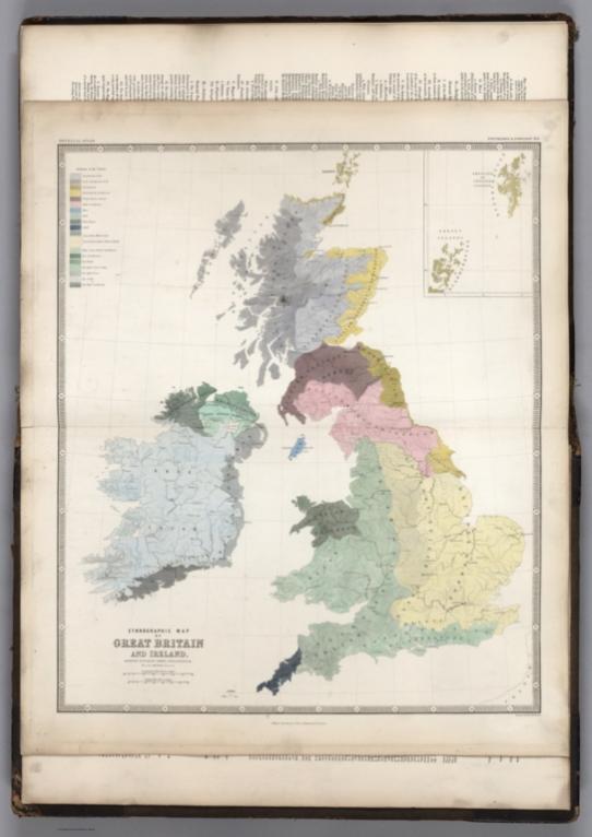 Ethnographic Map of Great Britain and Ireland.