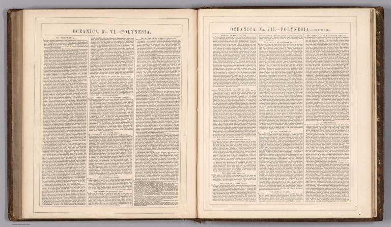 Text: Oceanica, Nos. VI. and VII. - Polynesia.