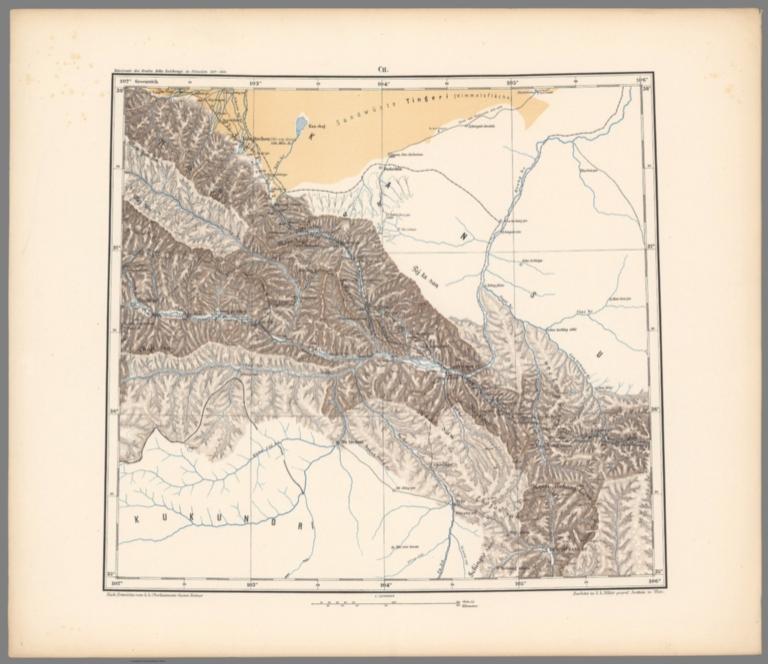 C.II. Geographical map. Kansu