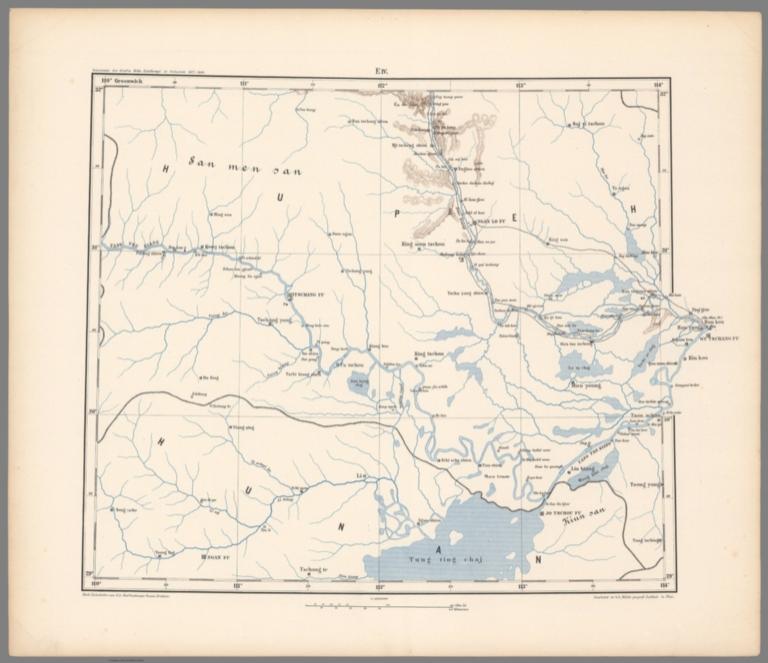 E.IV. Geographical map. Hupeh