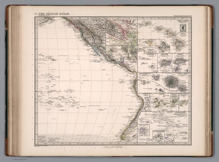 (Polynesien und) der Grosse Ocean (Oestliches Blatt).