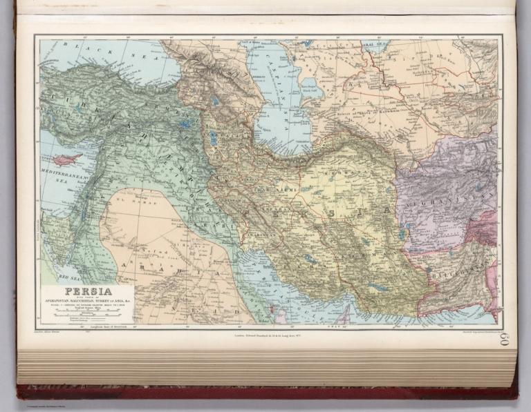 Persia with Parts of Afghanistan, Baluchristian, Turkey in Asia, &c.