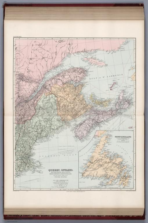 Quebec, New Brunswick, Nova Scotia, Prince Edward Id., Newfoundland.