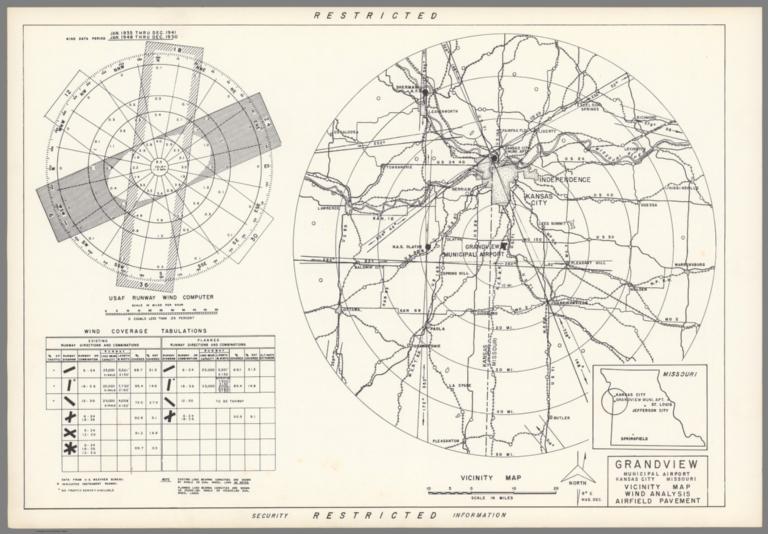 Grandview Municipal airport : Kansas City Missouri : Vicinity map