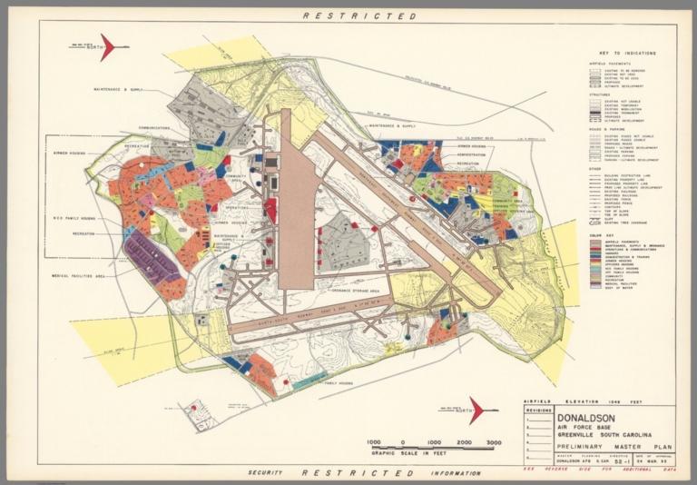 Donaldson Air Force Base : Greenville South Carolina : Preliminary master plan