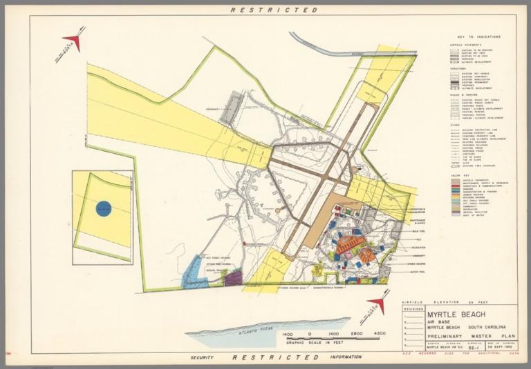 Myrtle Beach Air Base : Myrtle Beach South Carolina : Preliminary master plan