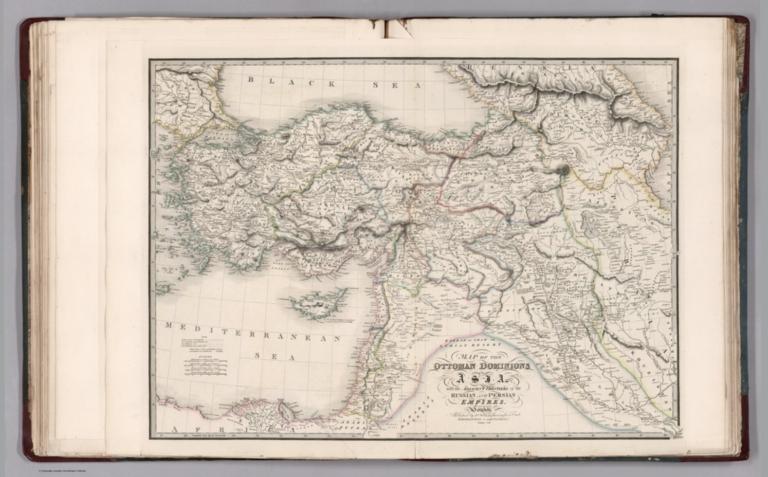 Map of the Ottoman Dominions in Asia