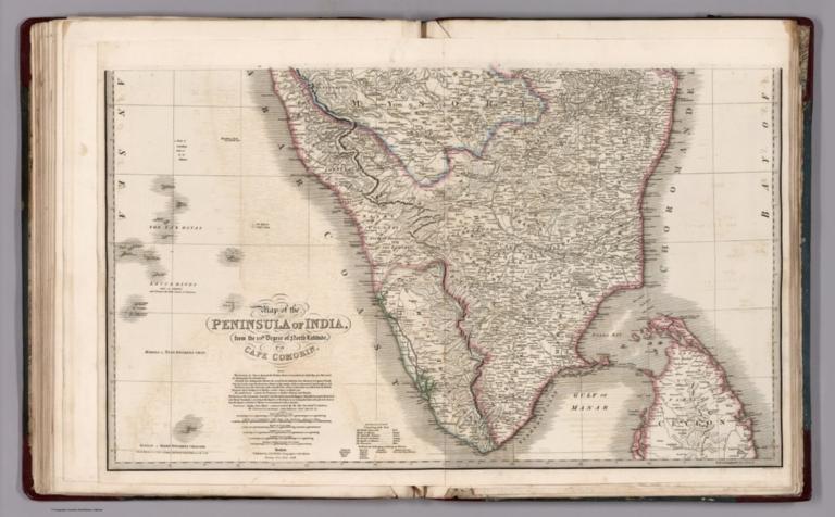 Map of the peninsula of India. Sheet 40