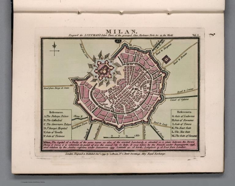 Plate 23 from Vol. 1: Milan