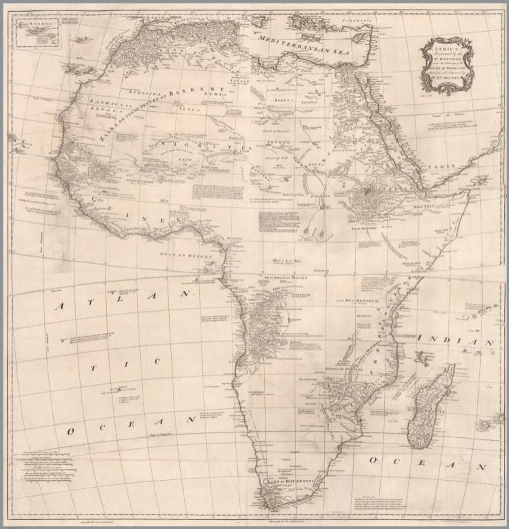 Composite Map: Vol. I. Africa, Plates I-IV