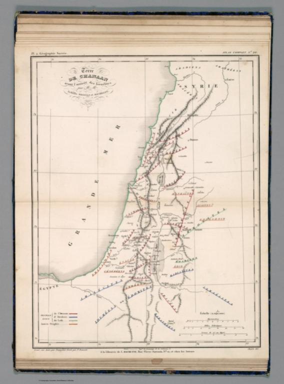 Terre de Chanaan. Pl. 2. Geographie Sacree