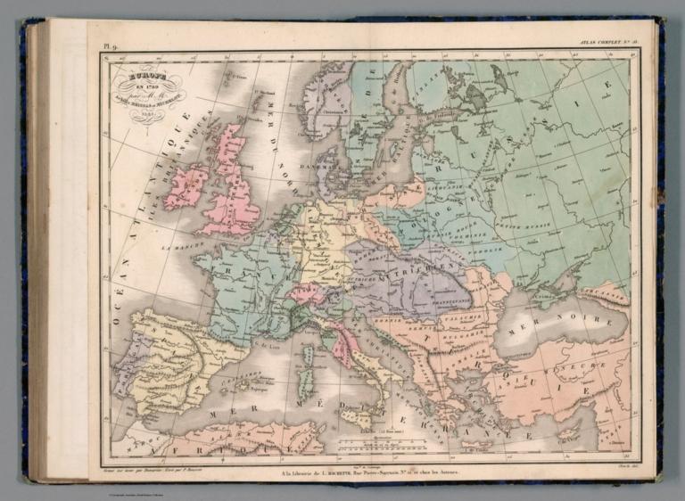 Europe en 1789. Pl. 9