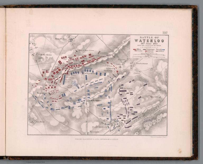 Battle of Waterloo, 18 June 1815: sheet 2