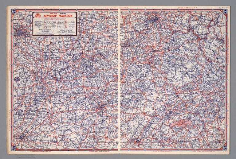 State Farm Road map: Kentucky - Tennessee