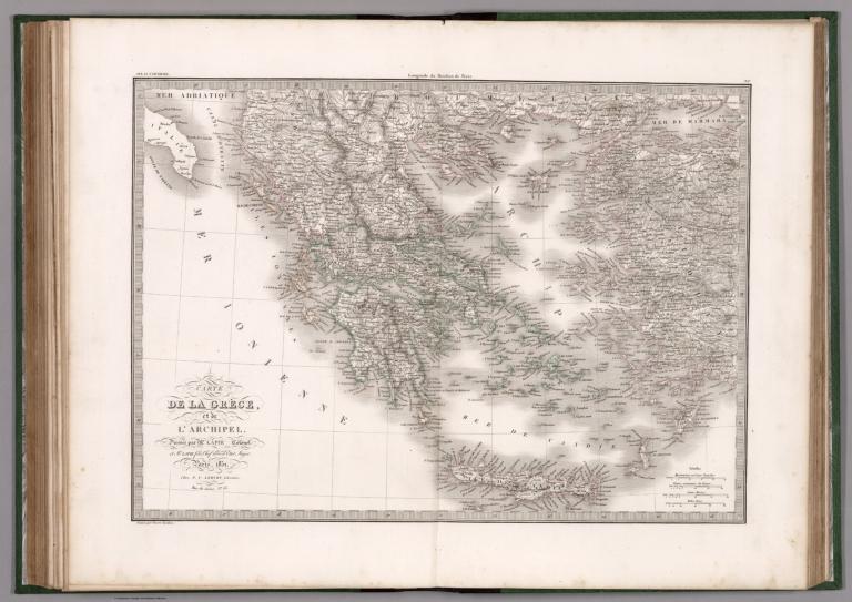 Carte de la Grece et de l'Archipel