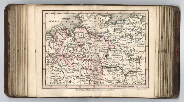 The Kingdom of Hanover with the Grand Duchy of Mecklenburg 1818