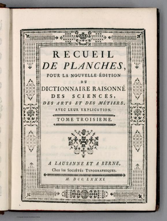 Title: Recueil de planches