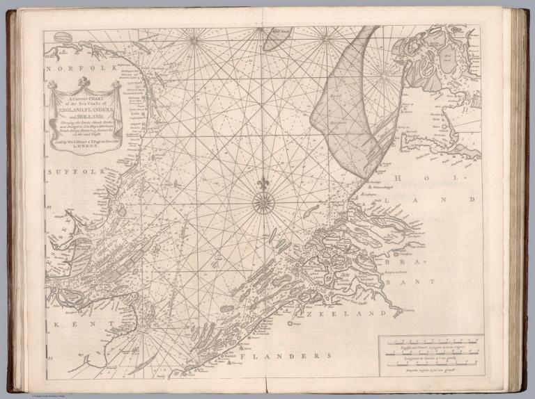 A Correct Chart of the Sea Coasts of England, Flanders and Holland