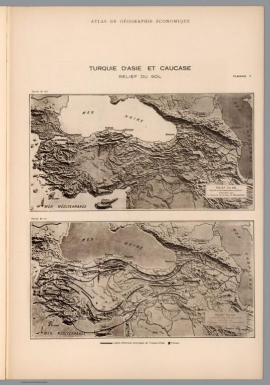 Planche 7: Carte No. 20-21: Turquie d'Asie et Caucase