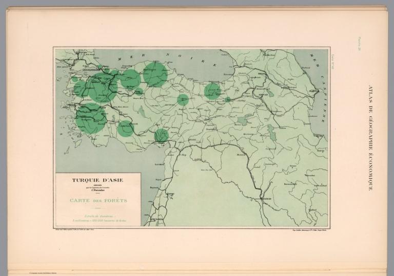 Planche 26 Carte No. 40: Carte des forets