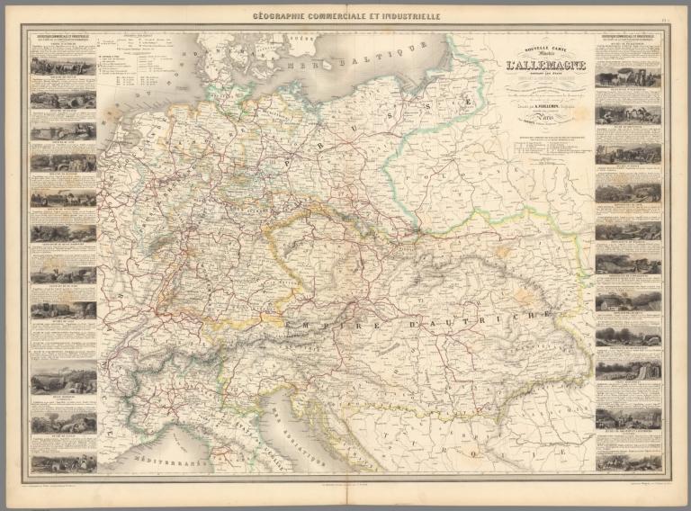 Pl. 7. Nouvelle Carte Illustree de l'Allemagne