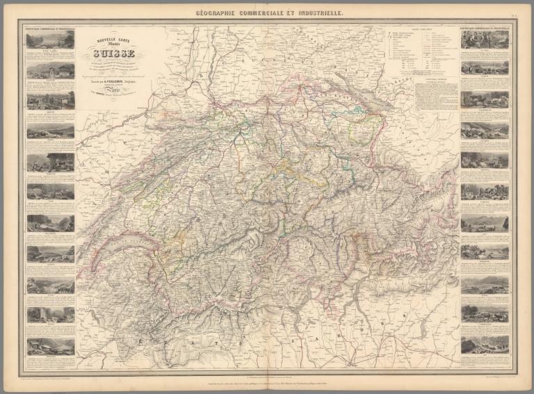 Pl. 8. Nouvelle Carte Illustree de la Suisse