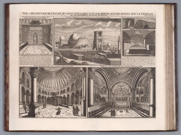 Tome V. No. 24. Page 52. Vue et description de l eglise du Saint Sepulchre ...