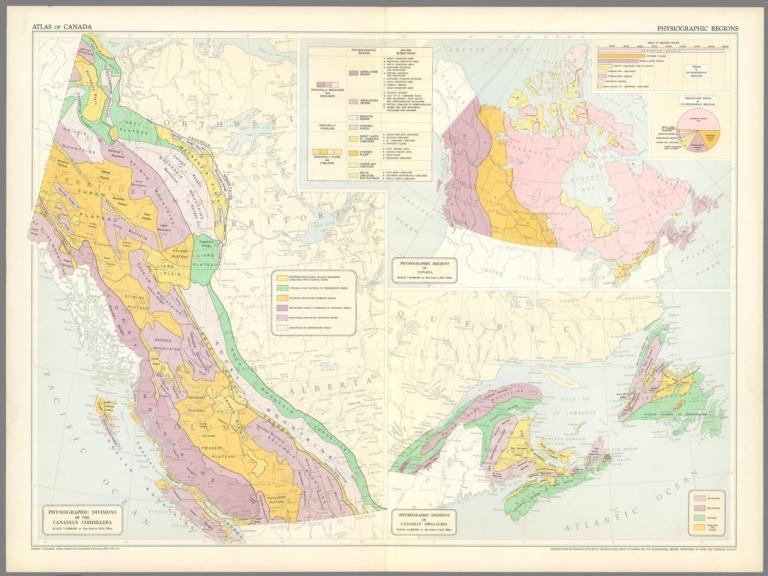 (13) Physiographic regions.