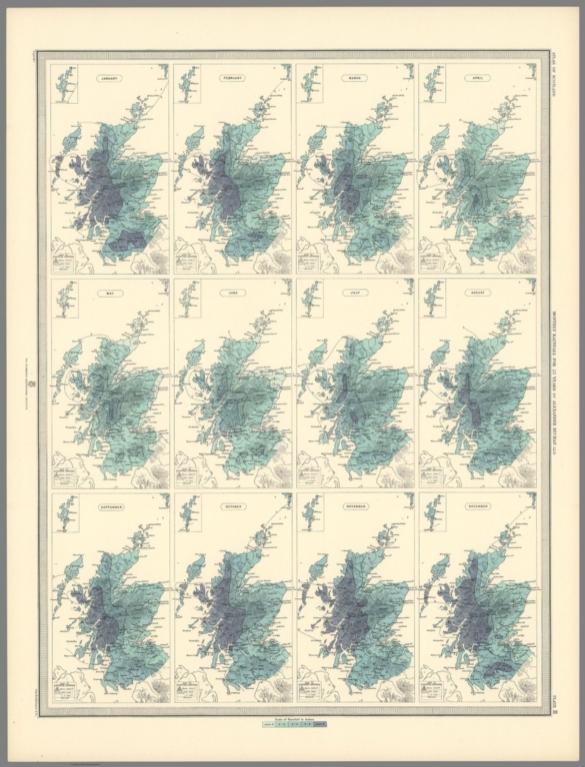 Plate 11. Monthly Rainfall for 25 Years.