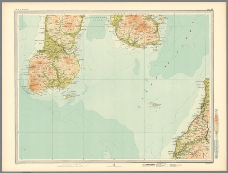 Plate 22. Section-Map Cambeltown.