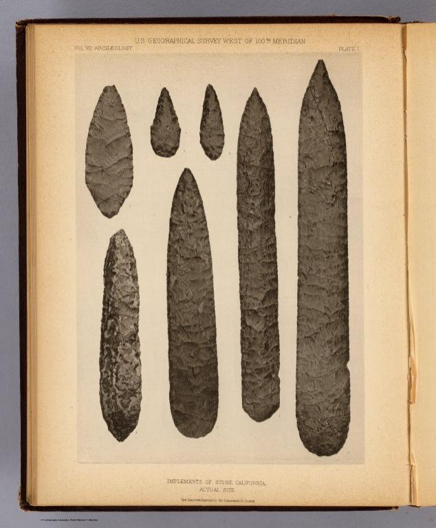 I. Stone implements, California.