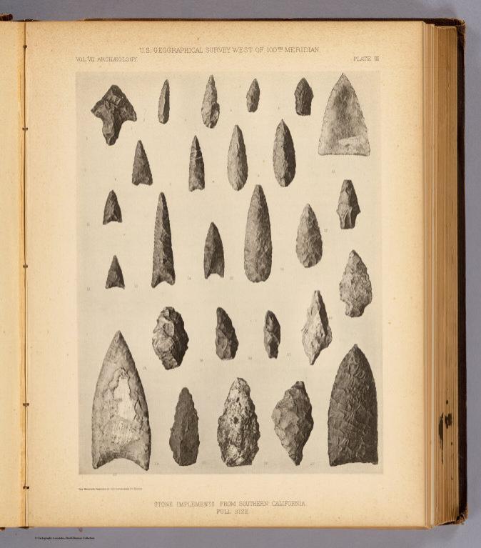 III. Stone implements, So. California.