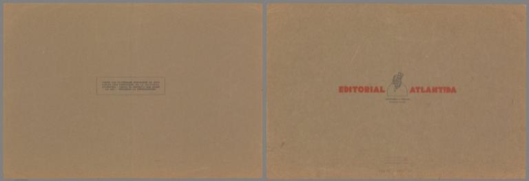 Rear Cover: Album geografico ilustrado de la Republica Argentina. Numero 1