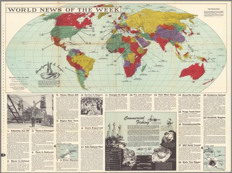 World News of the Week : Monday, Oct. 10, 1949.