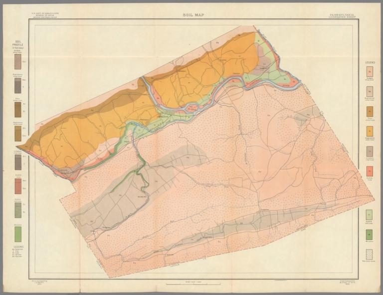 6. Soil Map, Lockhaven Sheet, Pennsylvania.