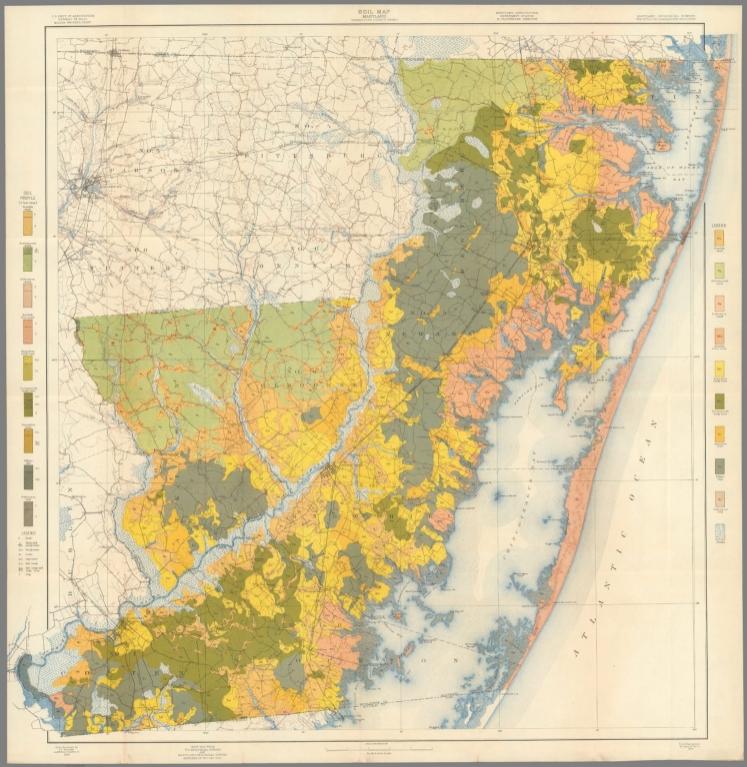 8. Soil Map, Worcester County Sheet, Maryland.