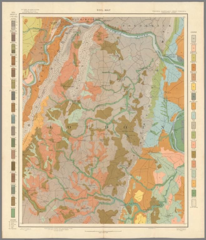 9. Soil Map, Leesburg Sheet, Virginia.