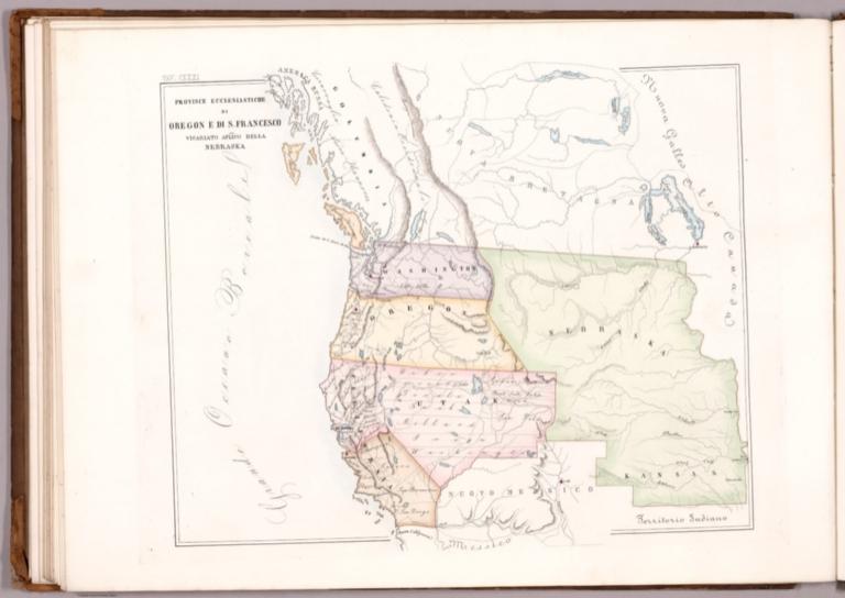 Tav. CXXXI. Prov. eccl. di S. Francesco -- Oregon -- Vic. Nebraska.