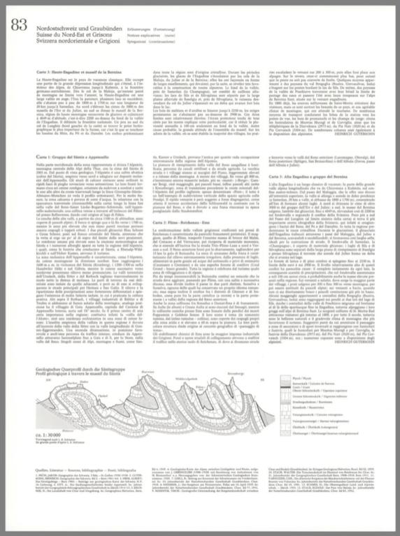 Nordostschweiz und Graubünden : Erläuterungen (Fortsetzung) ...