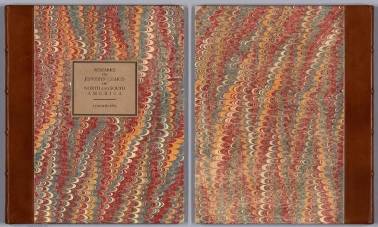 Covers: Remarks on Jefferys’ charts of North and South America – London 1753