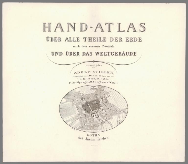 Title Page: Hand-Atlas uber alle Theile der Erde