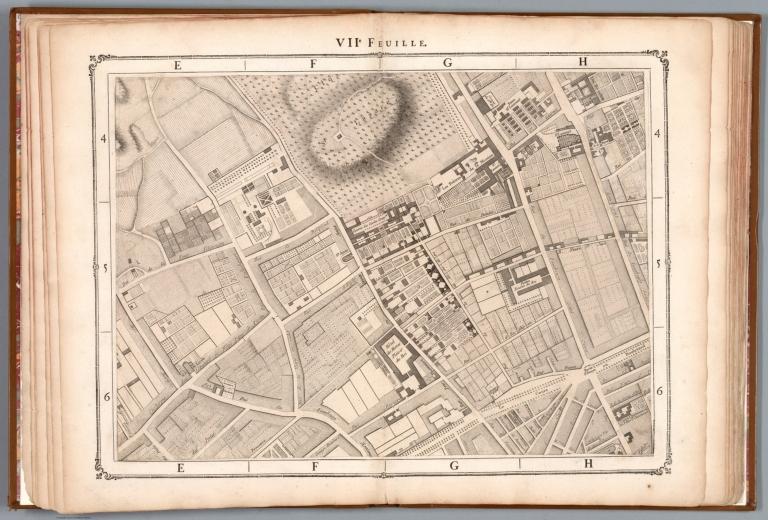 VII Feuille. Table Alphabetique Des Rues de la Ville et Faux-Bourges de Paris