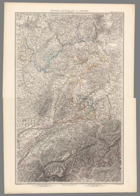 Composite: No. 24-25. Sud-West Deutschland Und Schweiz.