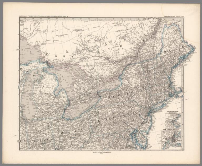 Vereinigte Staaten Von Nord-Amerika In 6 Blattern, Bl. 3