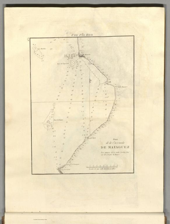 Plano de la Ensenada de Mayaguez.