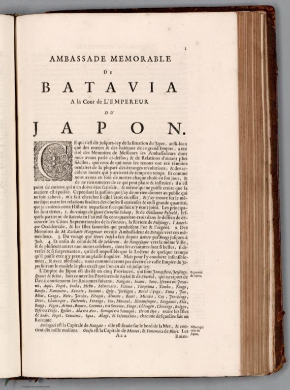 Title Page: Part 2: Ambassade memorable de Batavia : A la cour de l'Empereur du Japon