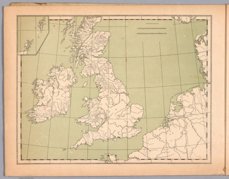 Outline map of British Isles