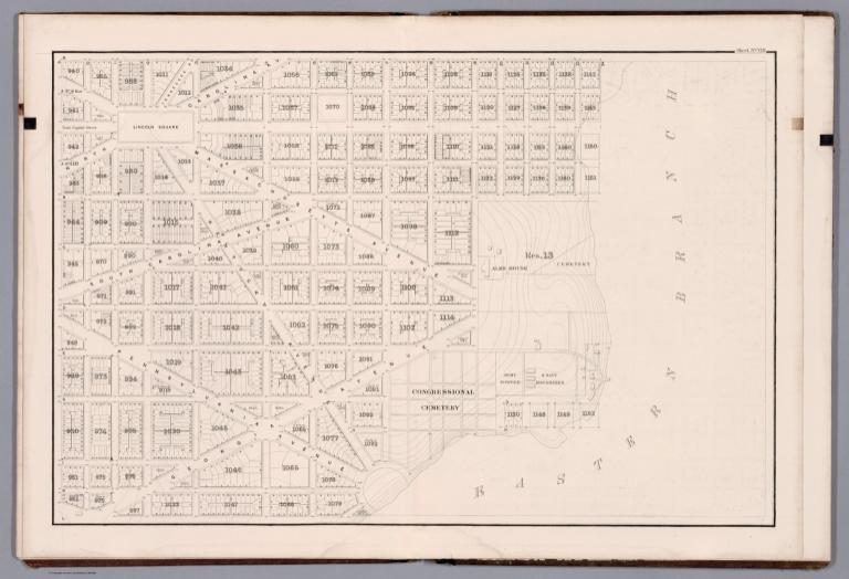 Sheet No. VIII. Map of the City of Washington