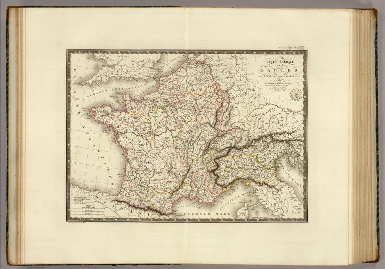 Carte generale des Gaules.