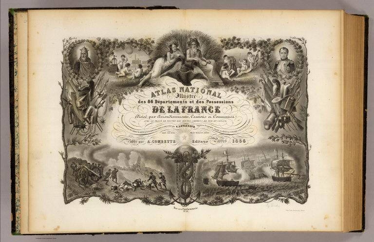 Title Page: Atlas National De La France.